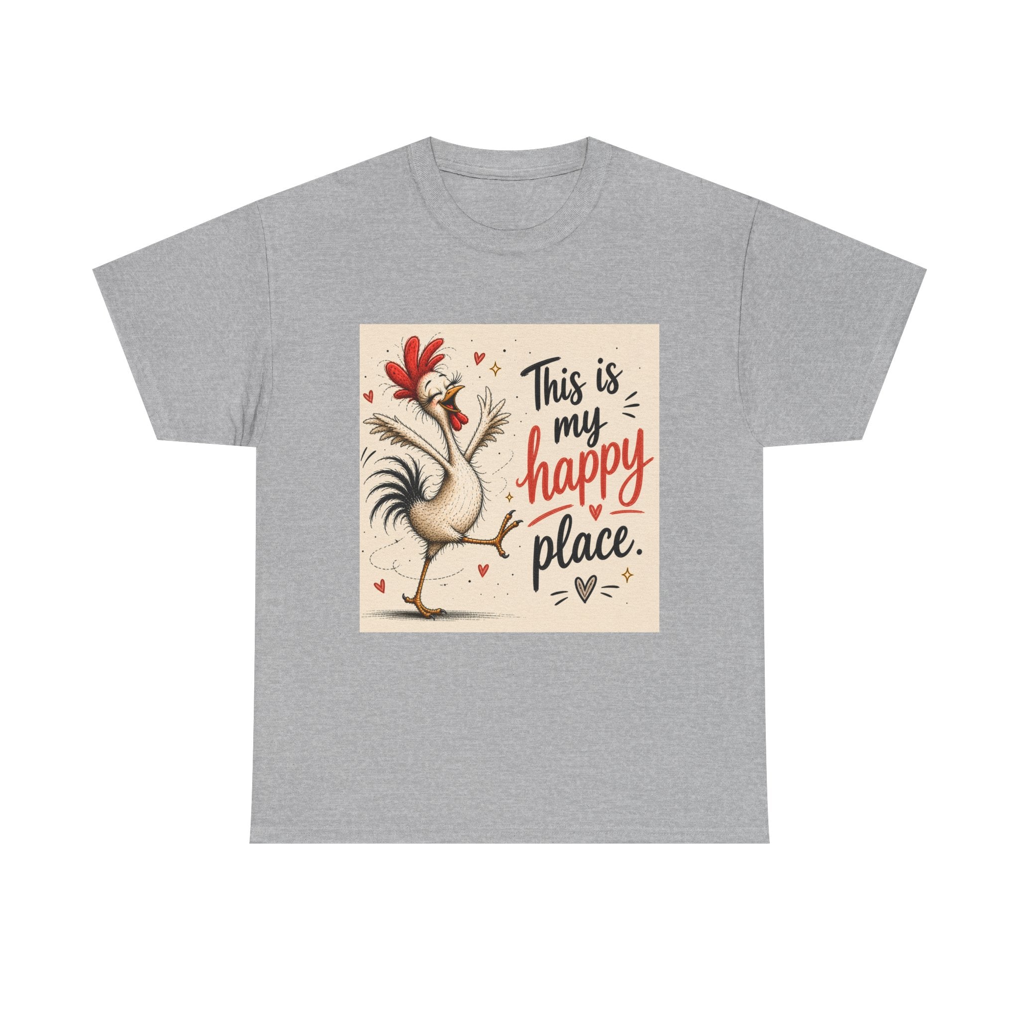Rooster "This Is My Happy Place" Tee