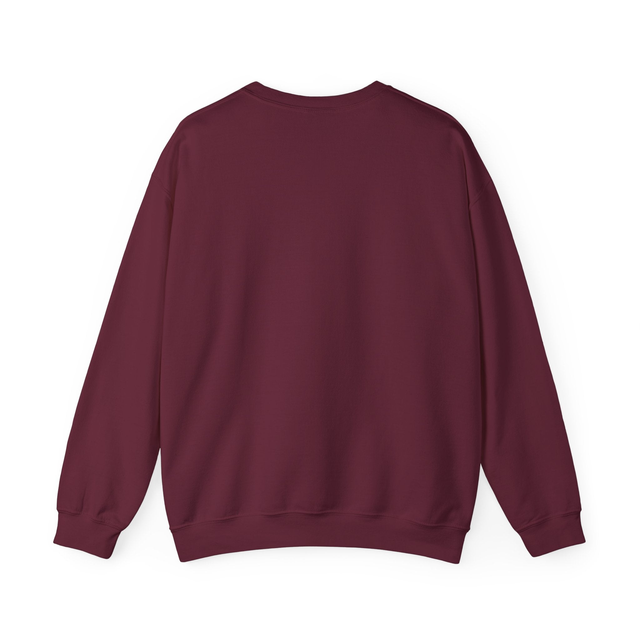 Crewneck Sweatshirt — 'Nothing Works Till You Agree With It' Motivational Door Graphic
