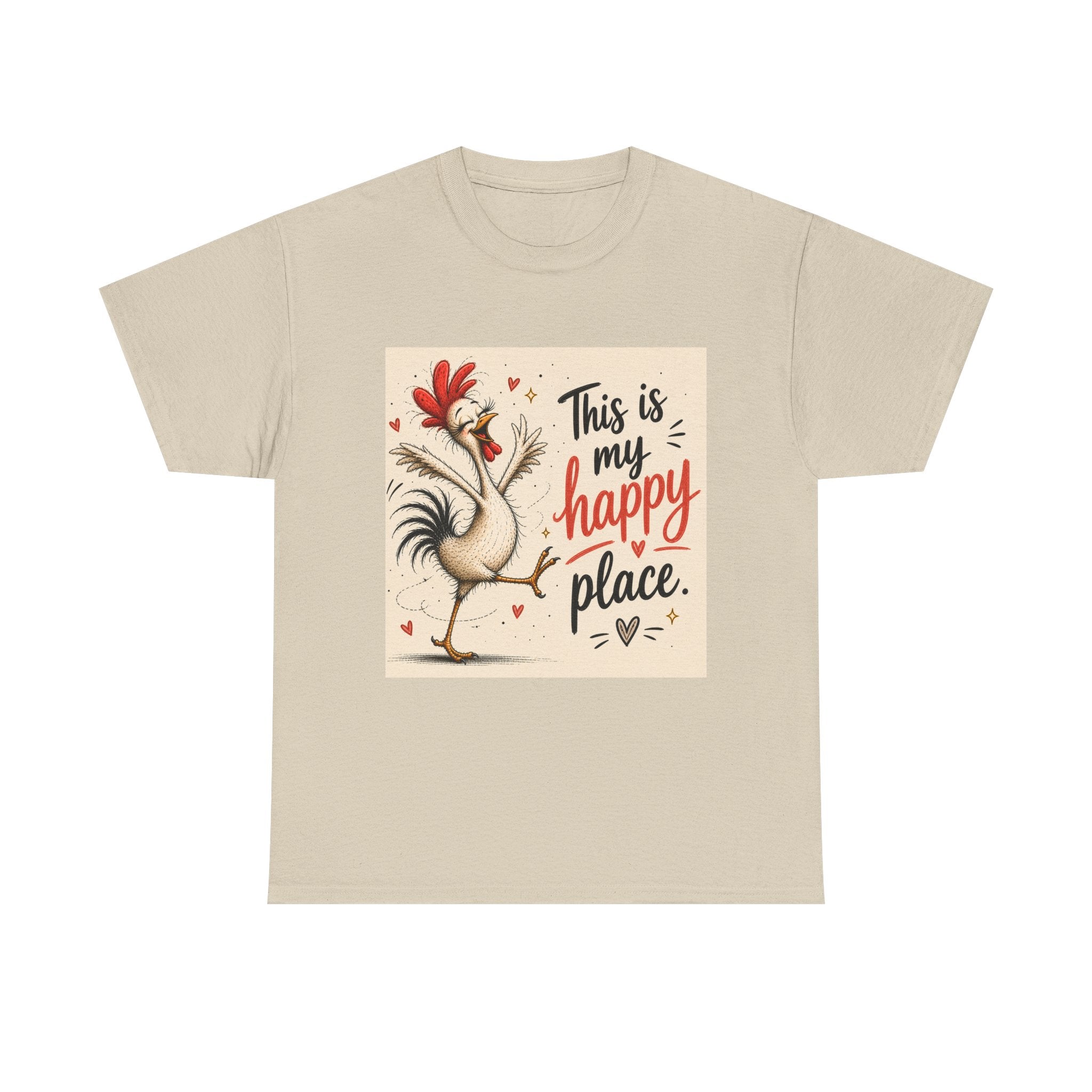 Rooster "This Is My Happy Place" Tee