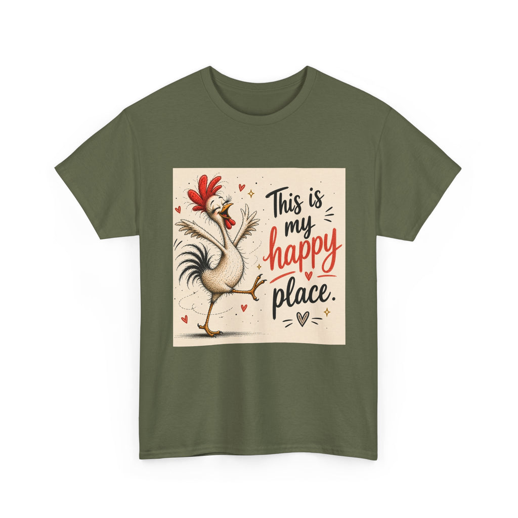Rooster "This Is My Happy Place" Tee