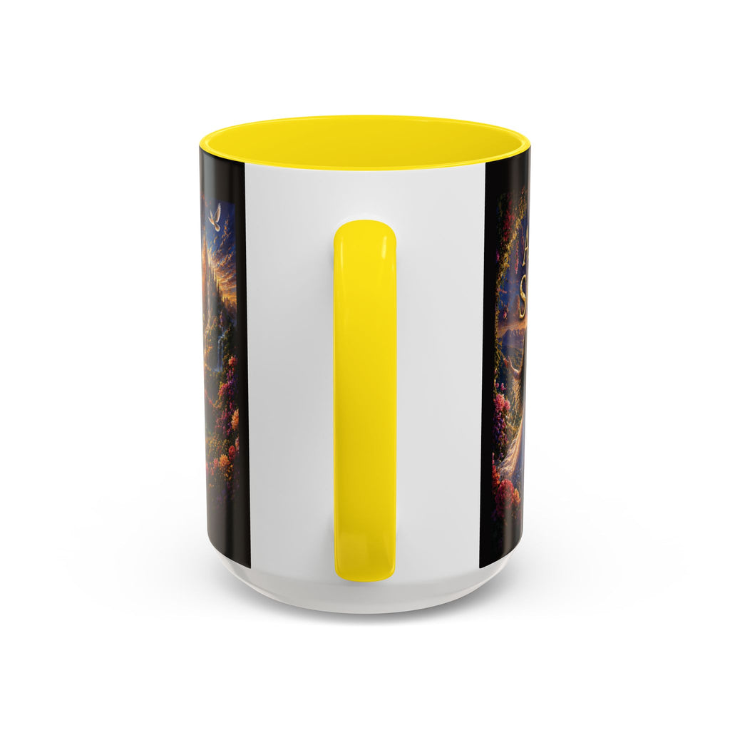 Christian Inspirational Coffee Mug — "As He Is, So Am I" Accent Mug (11/15oz)