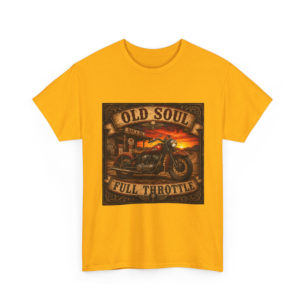 Old Soul Full Throttle Motorcycle T-Shirt