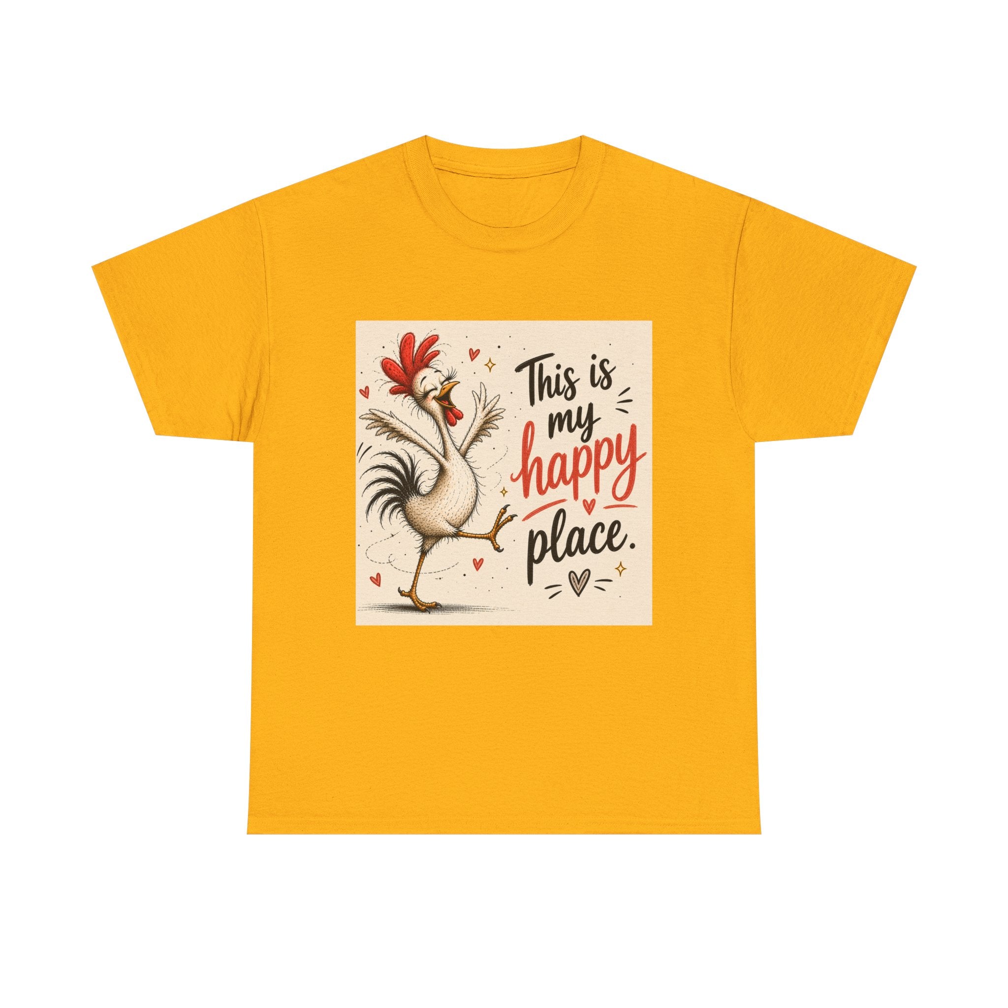 Rooster "This Is My Happy Place" Tee