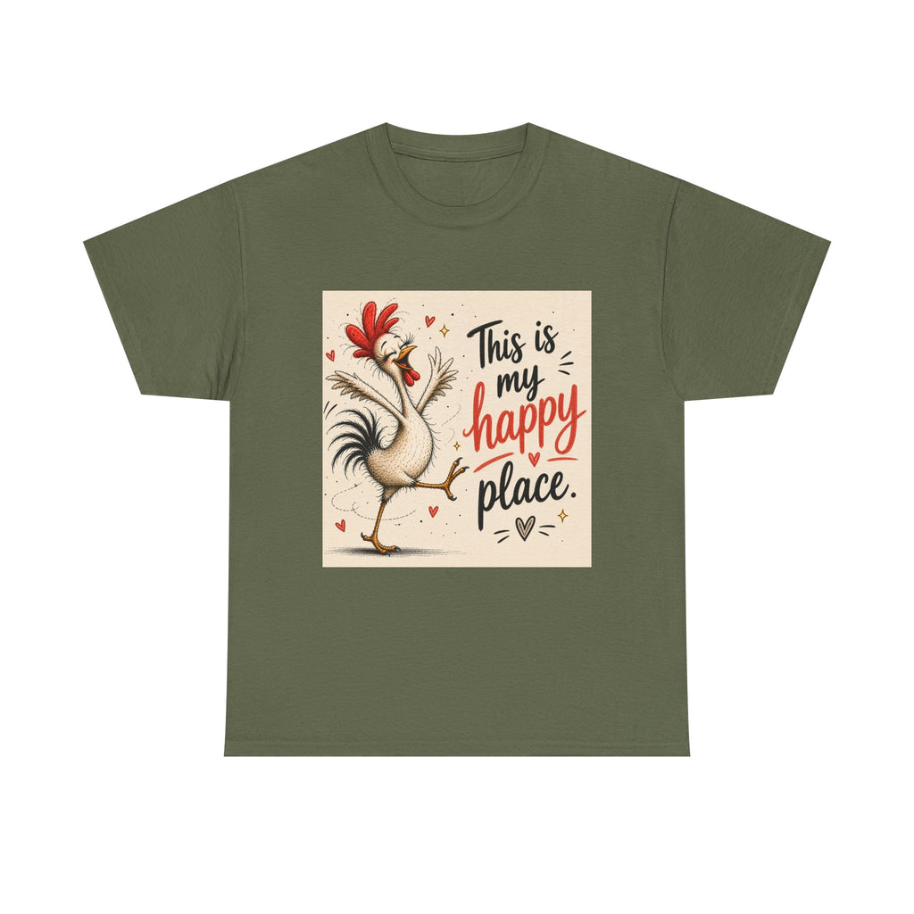 Rooster "This Is My Happy Place" Tee