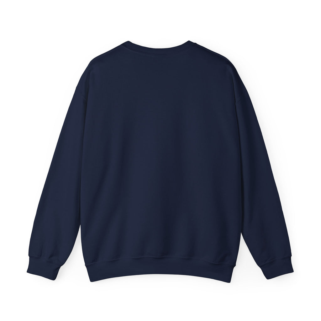 Crewneck Sweatshirt — 'Nothing Works Till You Agree With It' Motivational Door Graphic