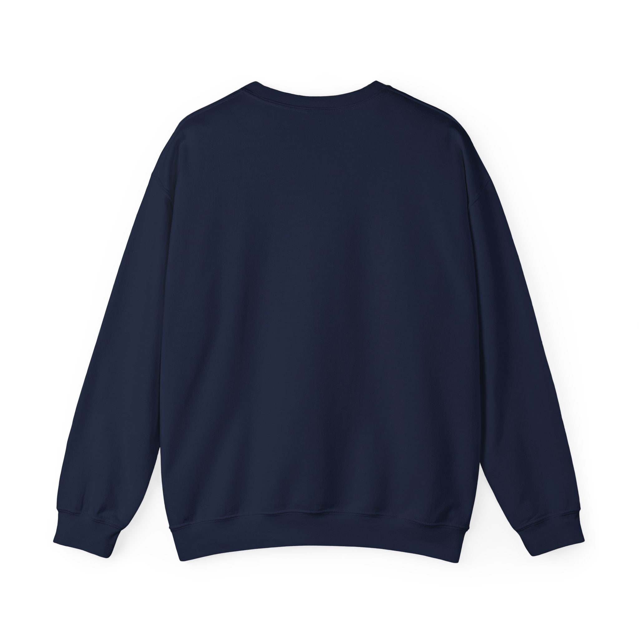 Crewneck Sweatshirt — 'Nothing Works Till You Agree With It' Motivational Door Graphic
