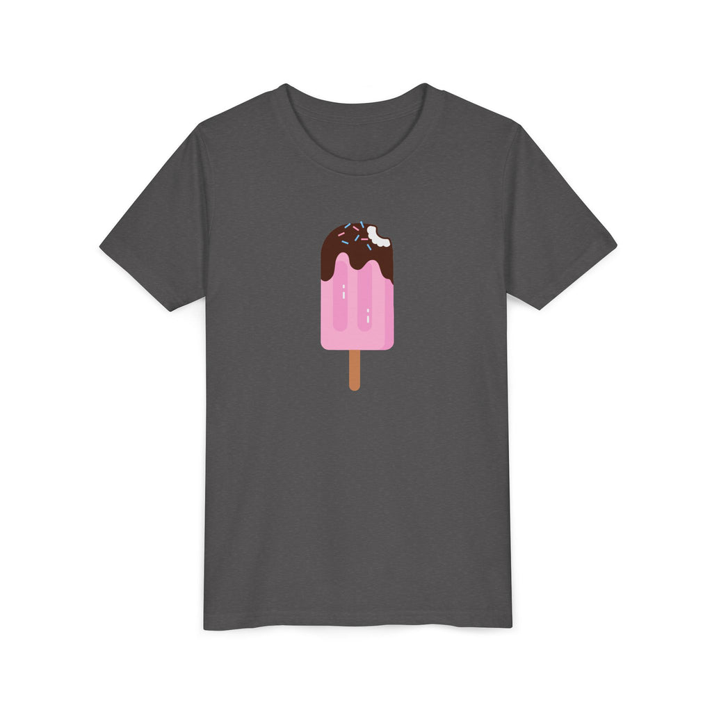 Kids Pink Popsicle Tee — Cute Ice Cream Graphic Youth T-Shirt