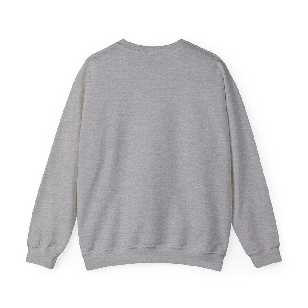 Crewneck Sweatshirt — 'Nothing Works Till You Agree With It' Motivational Door Graphic