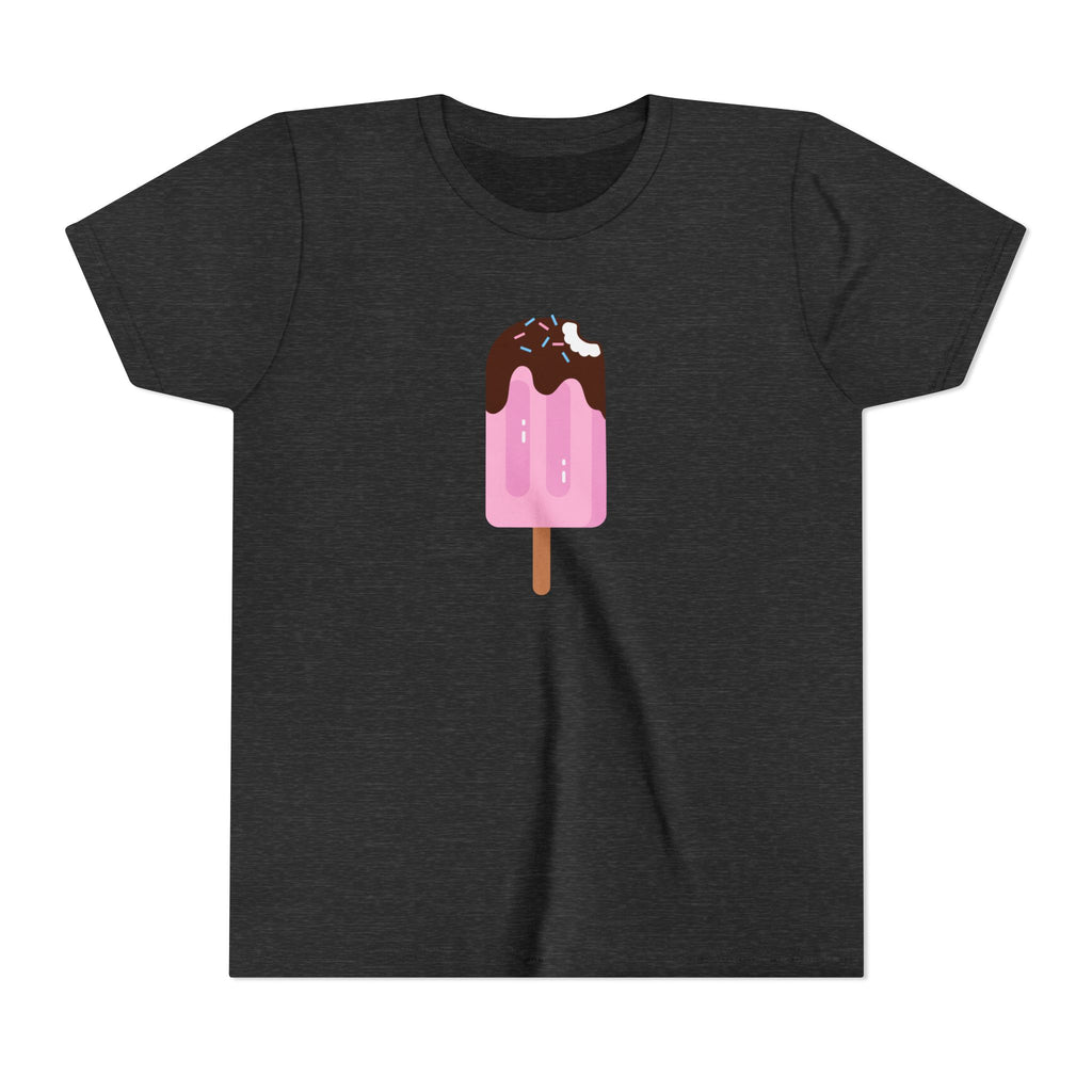 Kids Pink Popsicle Tee — Cute Ice Cream Graphic Youth T-Shirt