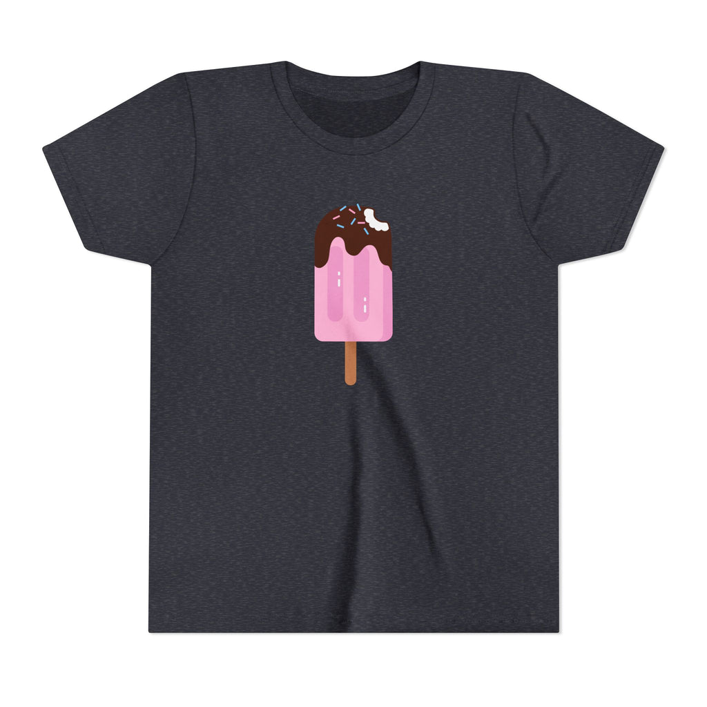 Kids Pink Popsicle Tee — Cute Ice Cream Graphic Youth T-Shirt