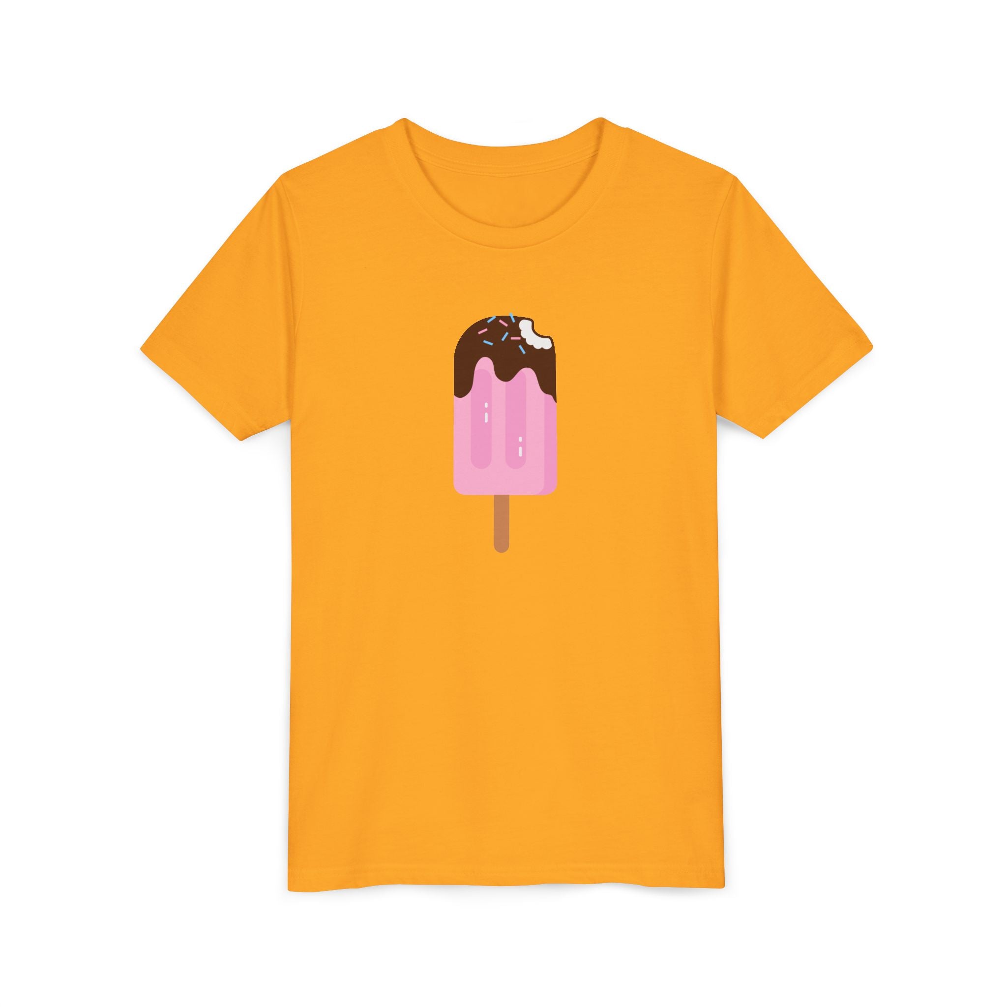 Kids Pink Popsicle Tee — Cute Ice Cream Graphic Youth T-Shirt