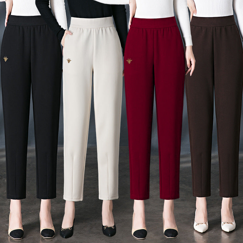 Plus Size Women's Casual Harem Pants, High Waist, Loose Fit