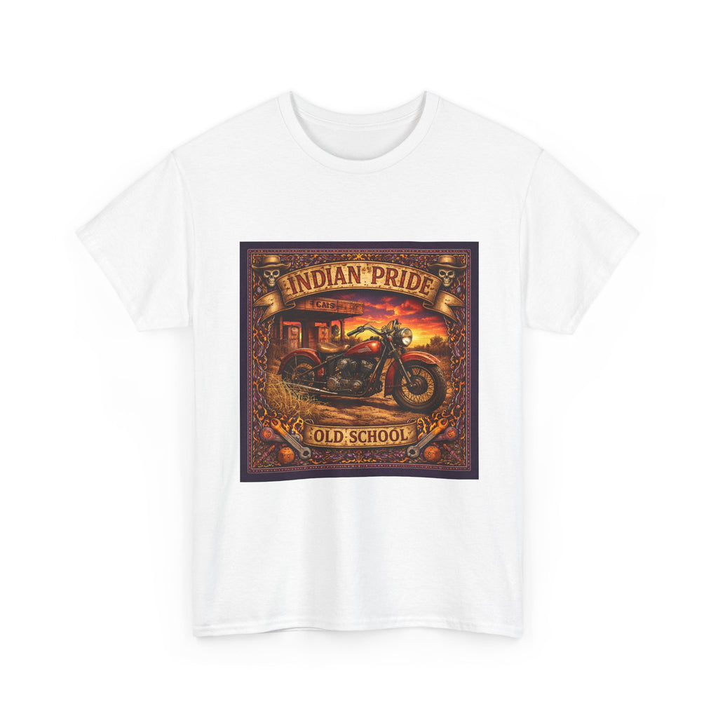 Indian Pride Old School Motorcycle T-Shirt