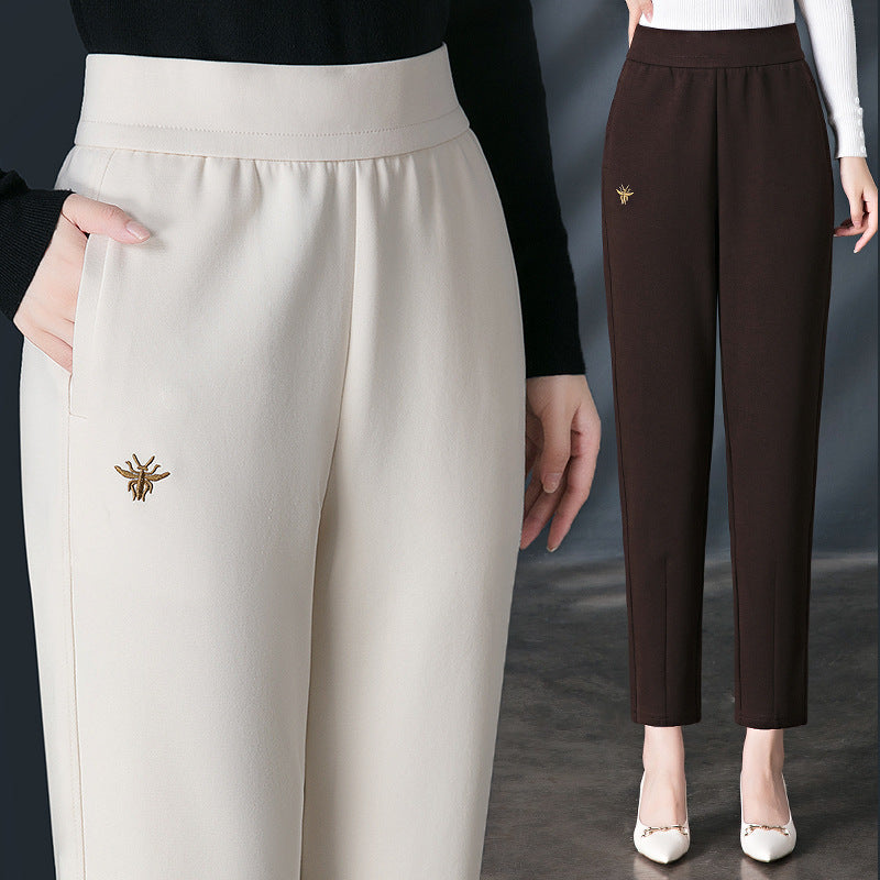 Plus Size Women's Casual Harem Pants, High Waist, Loose Fit