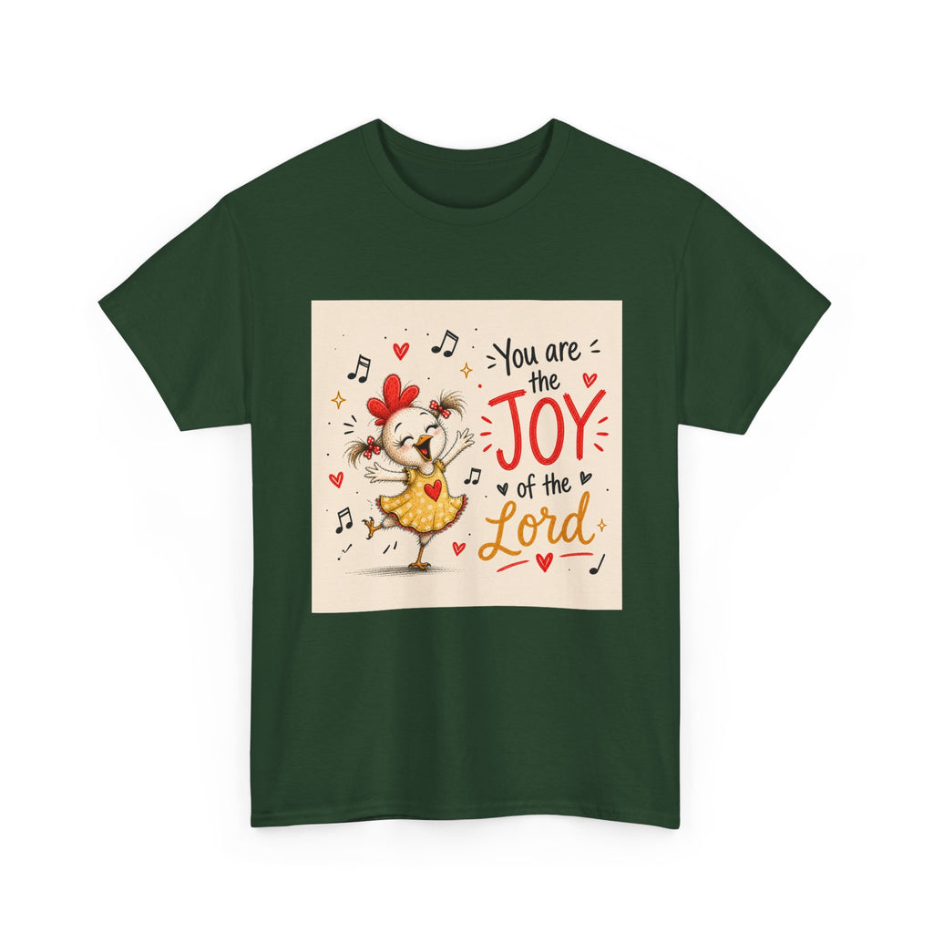 Joy of the Lord T-Shirt — Cute Chick Faith Tee ("You are the Joy of the Lord")