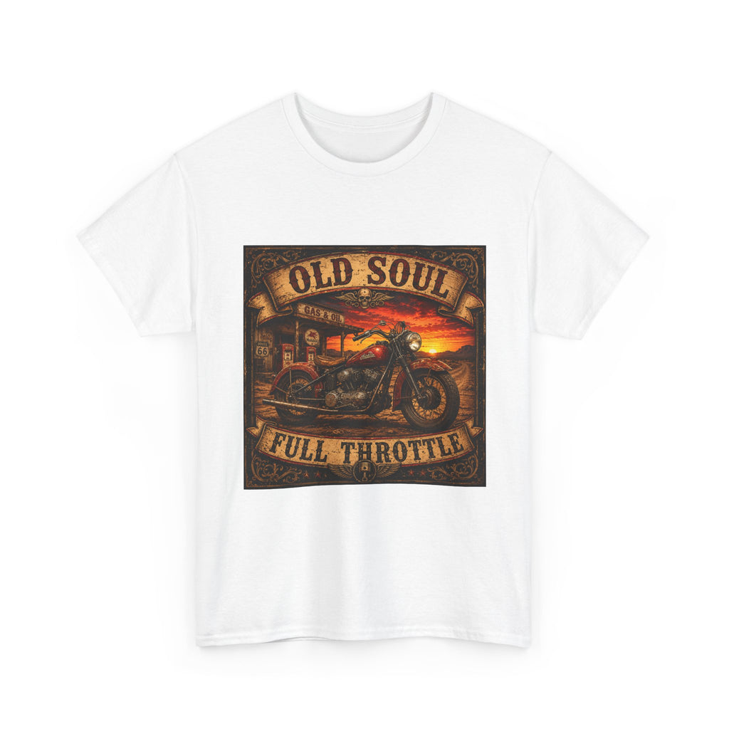 Old Soul Full Throttle Motorcycle T-Shirt