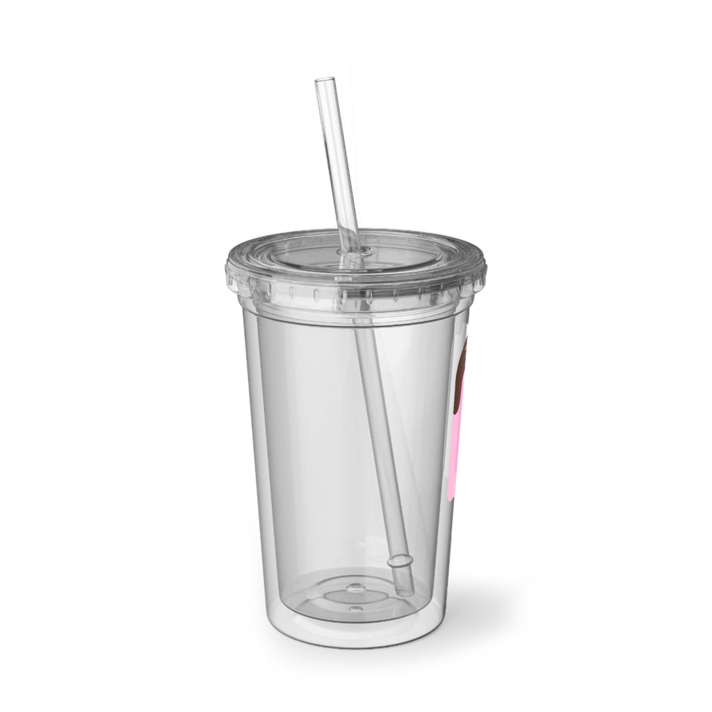 Cute Bee Acrylic Cup — 'Bee Cool' Reusable Tumbler