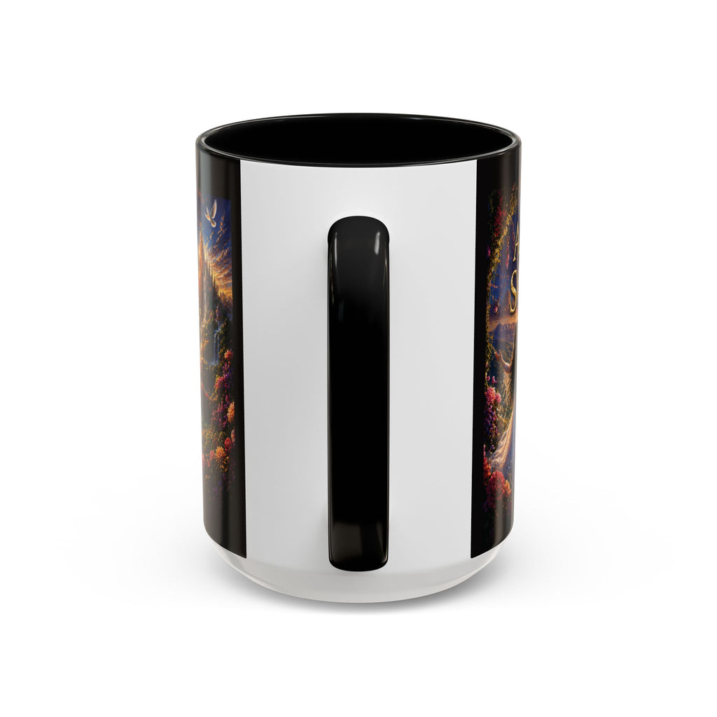 Christian Inspirational Coffee Mug — "As He Is, So Am I" Accent Mug (11/15oz)