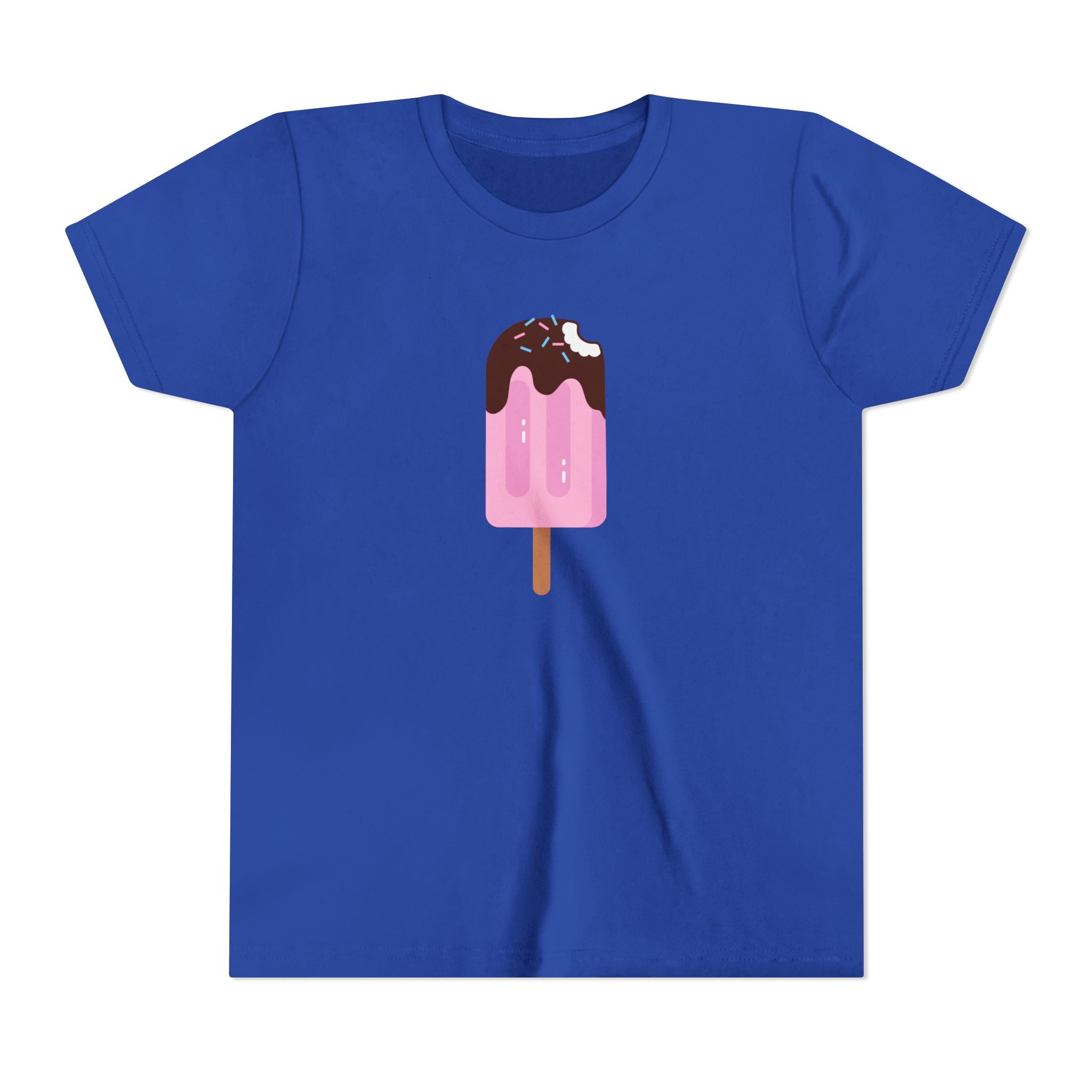 Kids Pink Popsicle Tee — Cute Ice Cream Graphic Youth T-Shirt