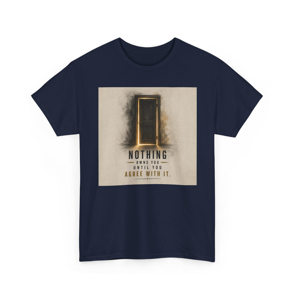 T-Shirt — 'Nothing' Inspirational Door Graphic Tee