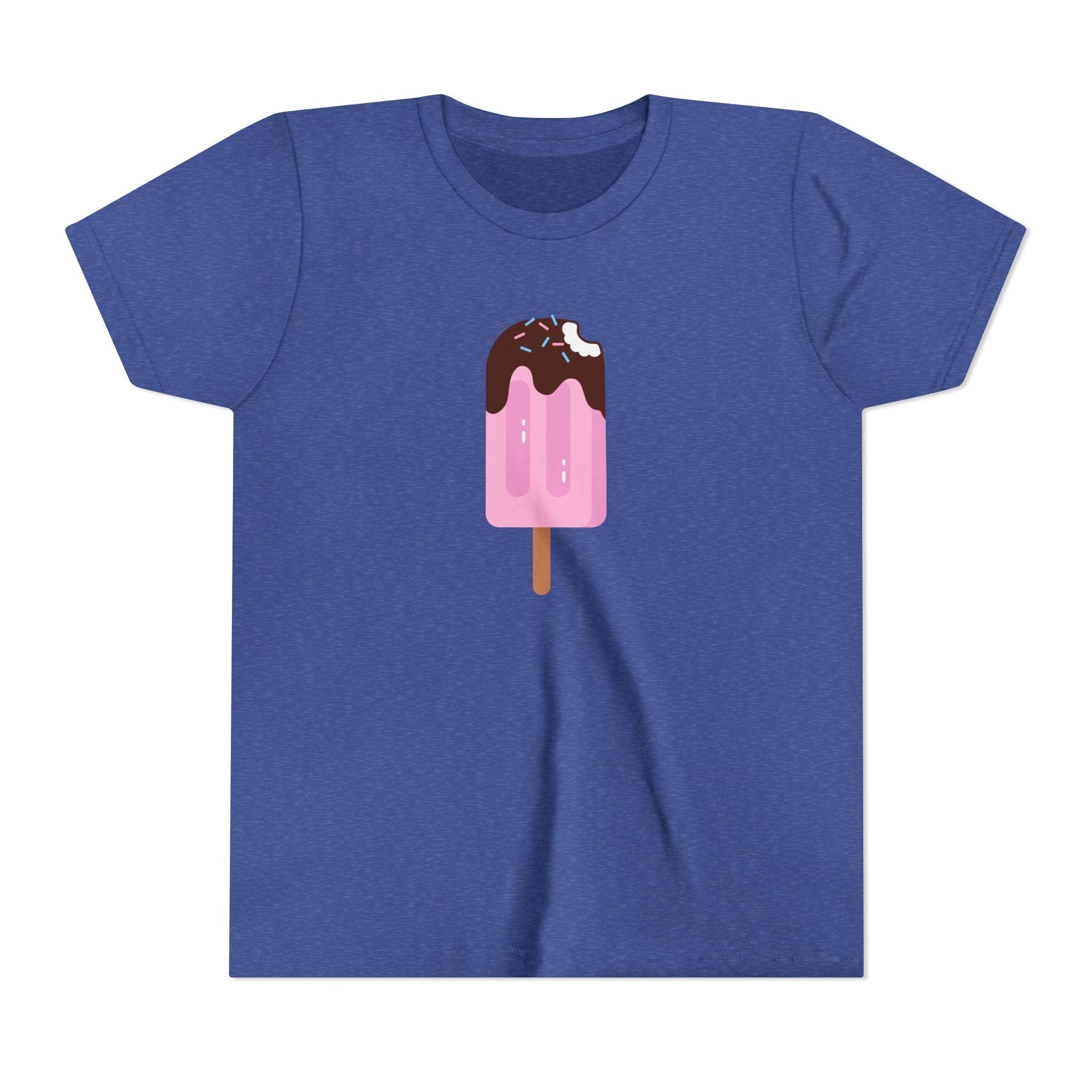 Kids Pink Popsicle Tee — Cute Ice Cream Graphic Youth T-Shirt