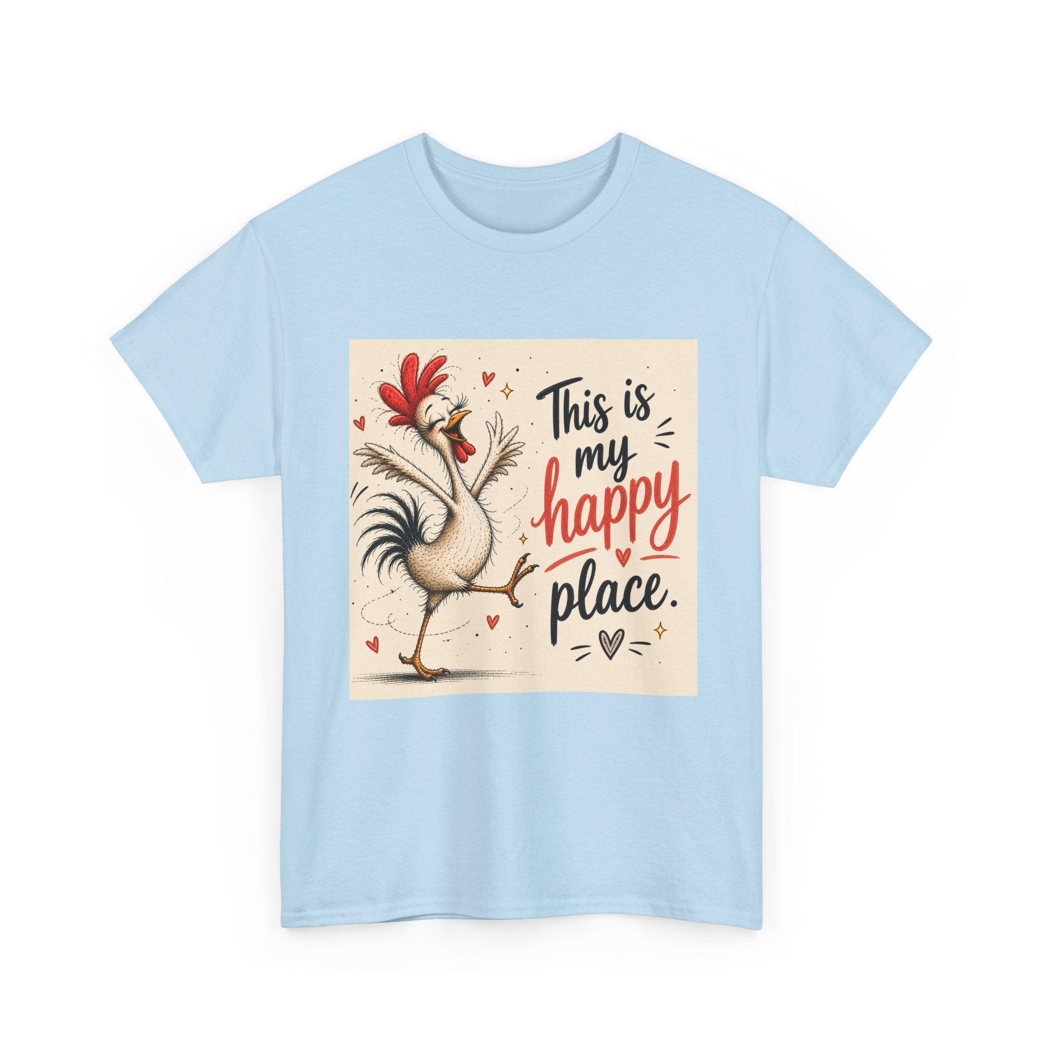 Rooster "This Is My Happy Place" Tee