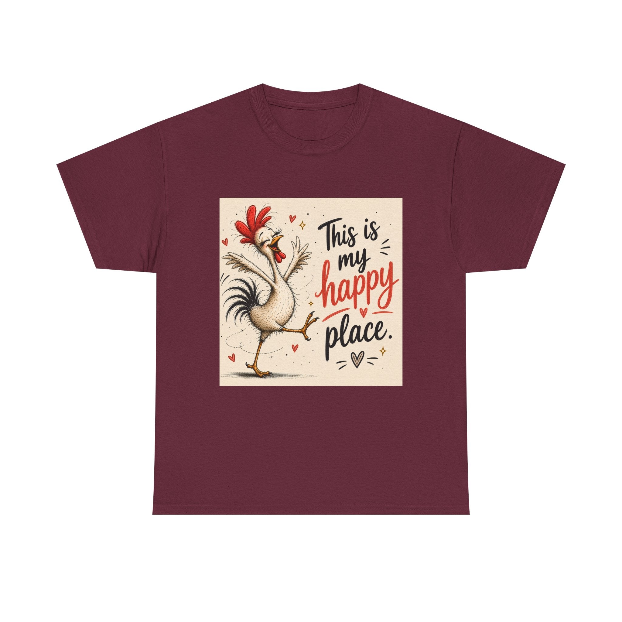 Rooster "This Is My Happy Place" Tee