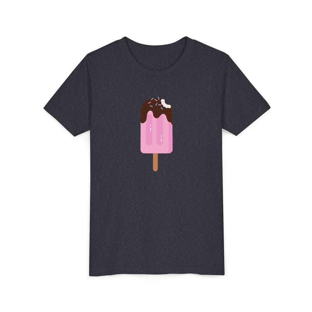 Kids Pink Popsicle Tee — Cute Ice Cream Graphic Youth T-Shirt