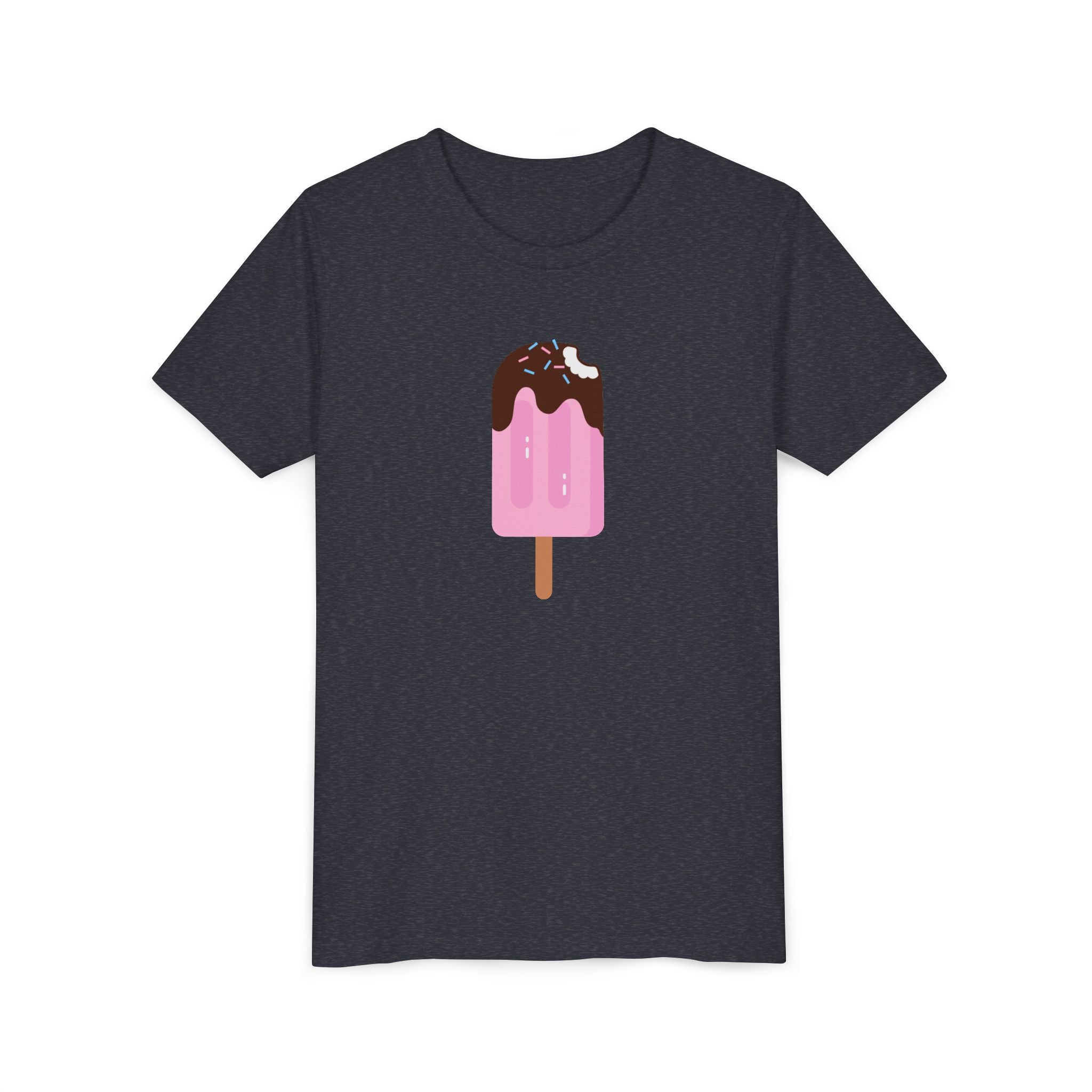 Kids Pink Popsicle Tee — Cute Ice Cream Graphic Youth T-Shirt