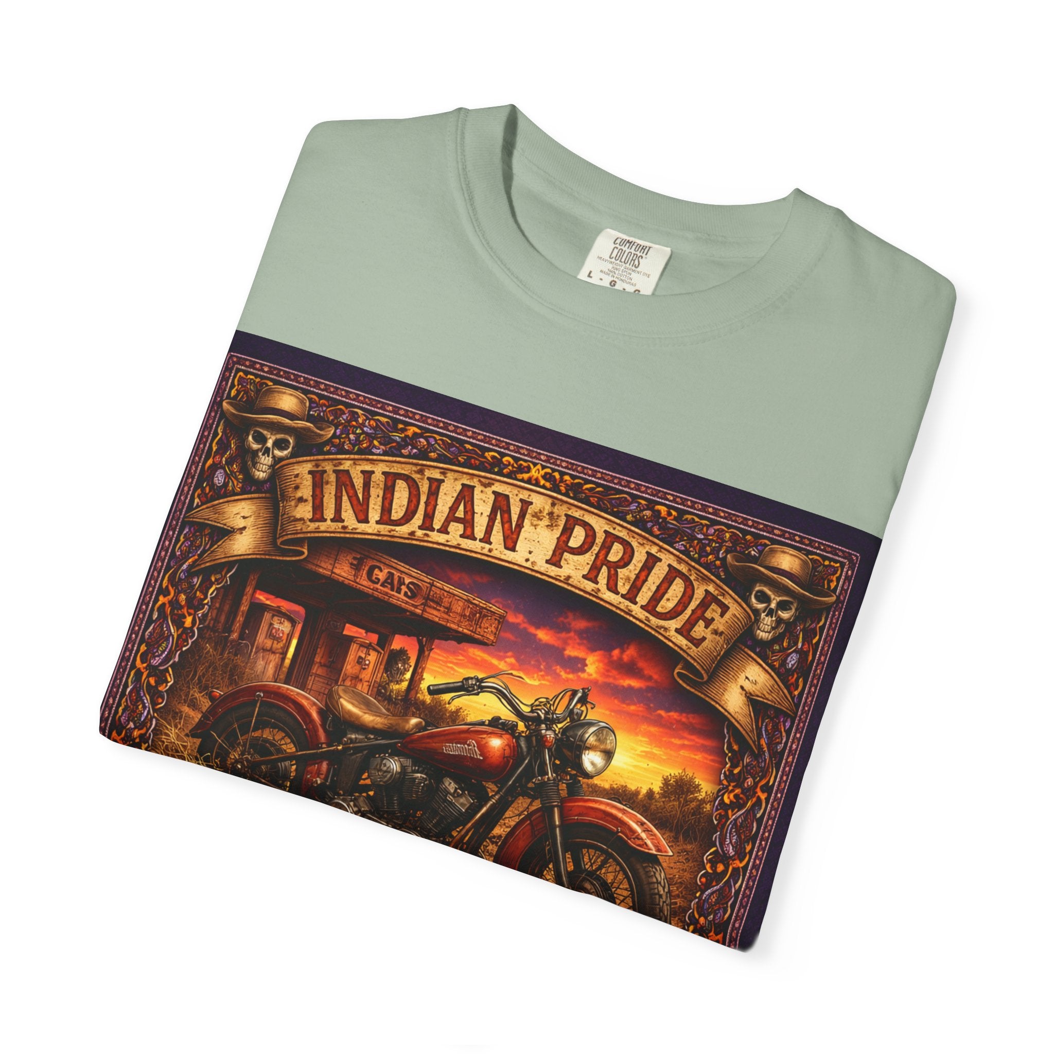 Indian Pride "Old School" Motorcycle T-Shirt