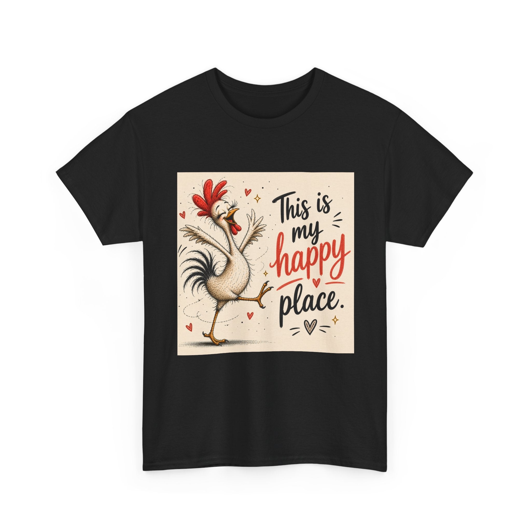 Rooster "This Is My Happy Place" Tee