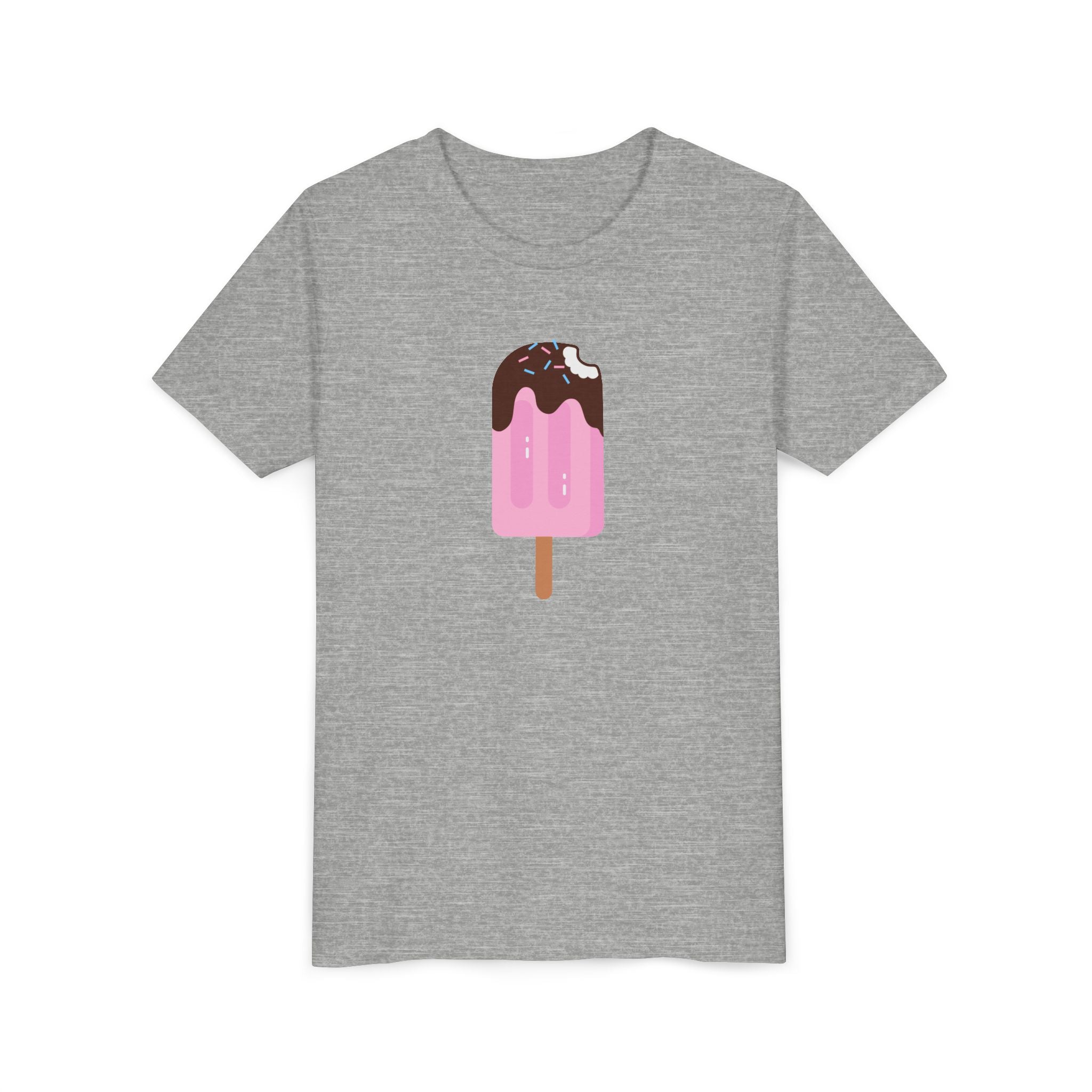 Kids Pink Popsicle Tee — Cute Ice Cream Graphic Youth T-Shirt