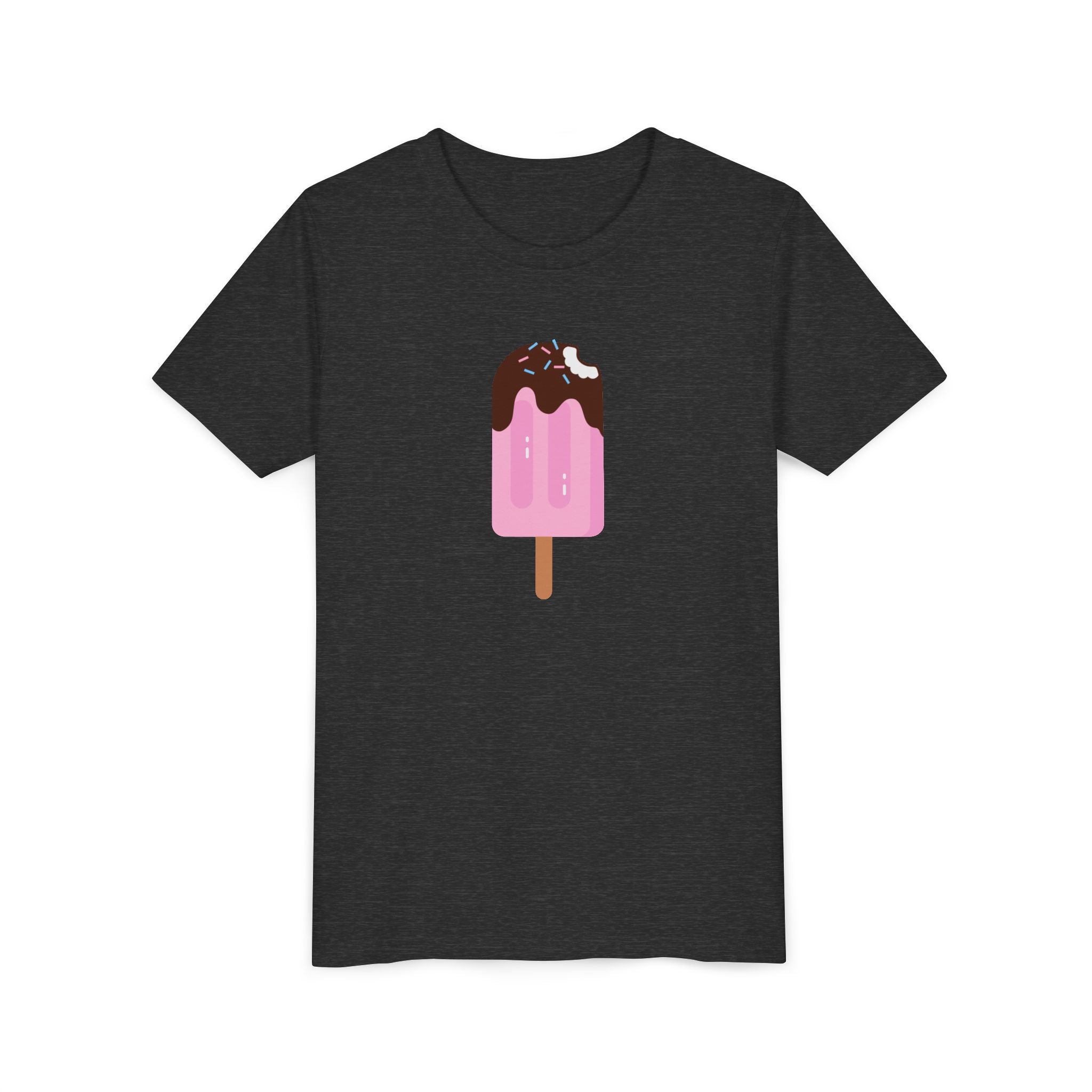 Kids Pink Popsicle Tee — Cute Ice Cream Graphic Youth T-Shirt