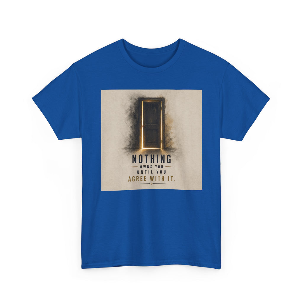 T-Shirt — 'Nothing' Inspirational Door Graphic Tee