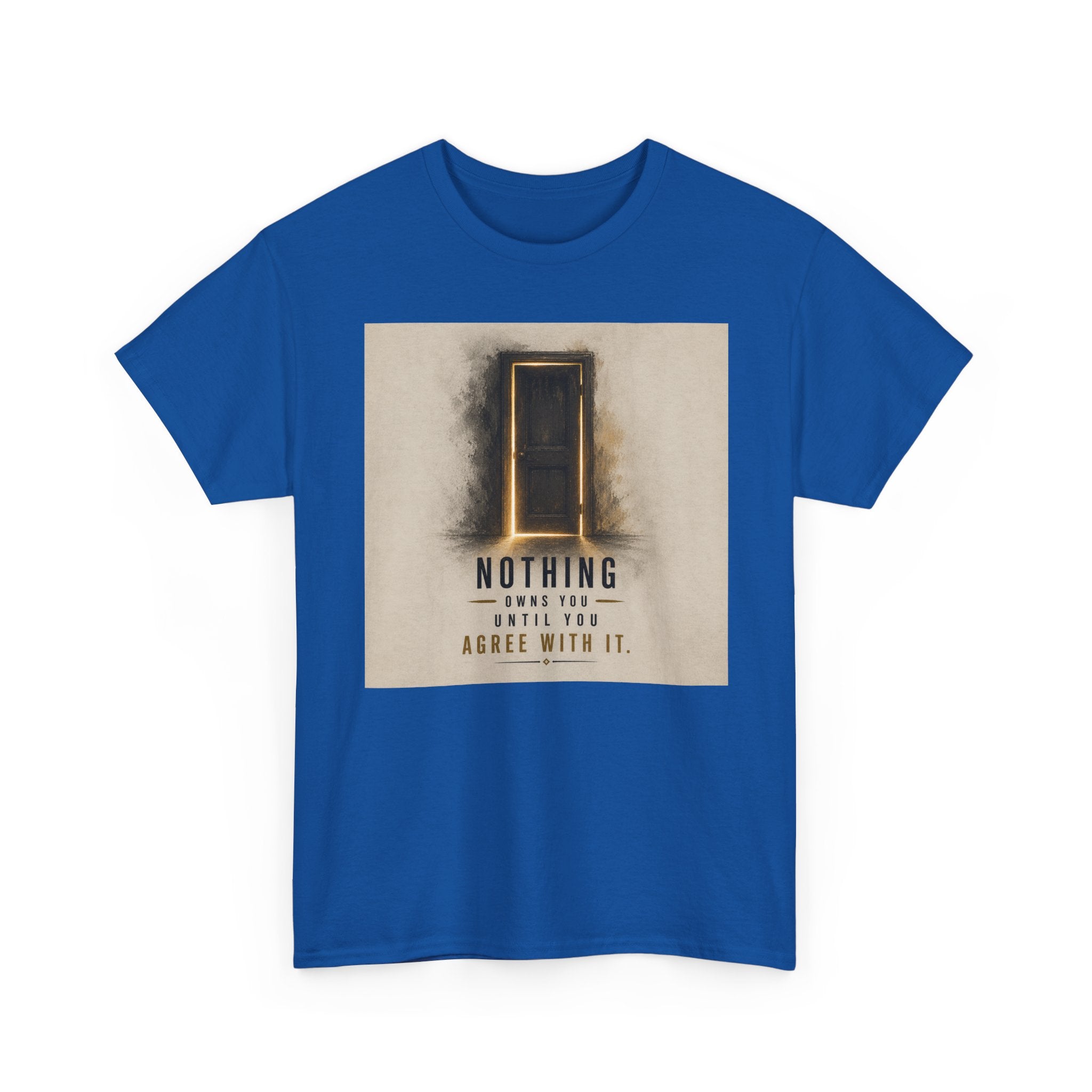 T-Shirt — 'Nothing' Inspirational Door Graphic Tee