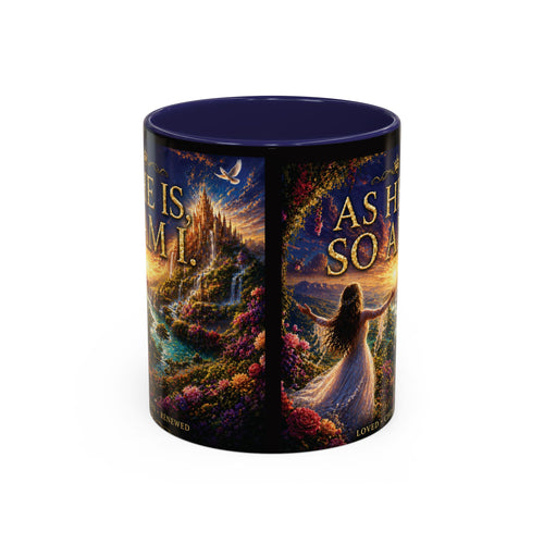 Christian Inspirational Coffee Mug — "As He Is, So Am I" Accent Mug (11/15oz)