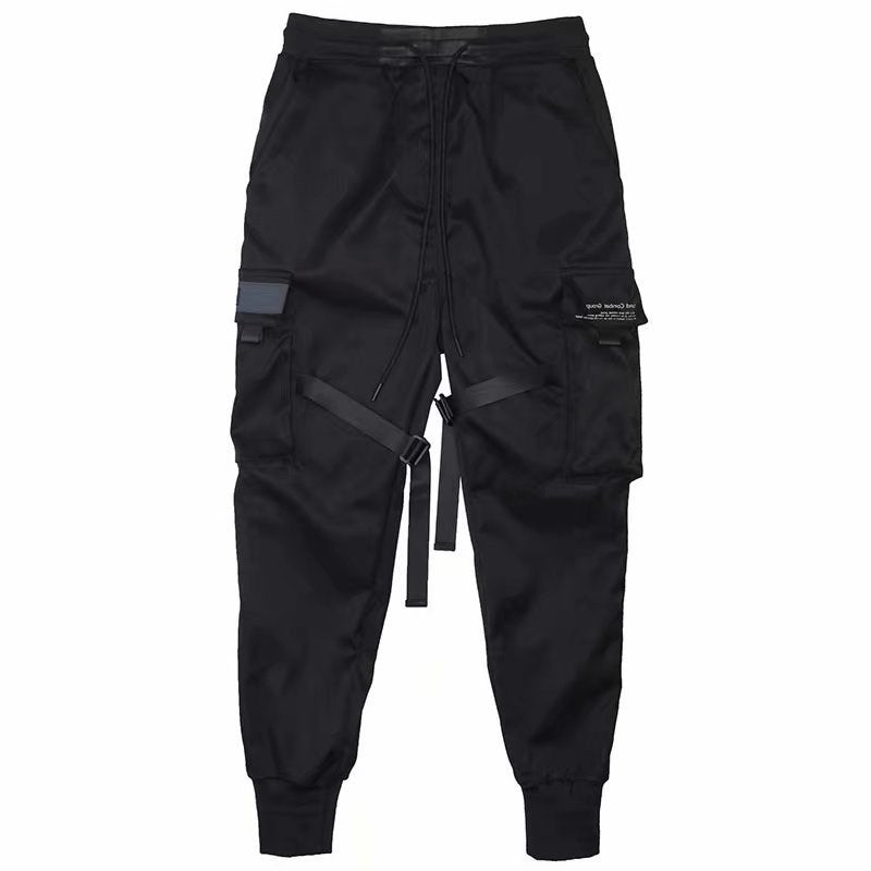 Men's Loose Cargo Pants with Multiple Pockets