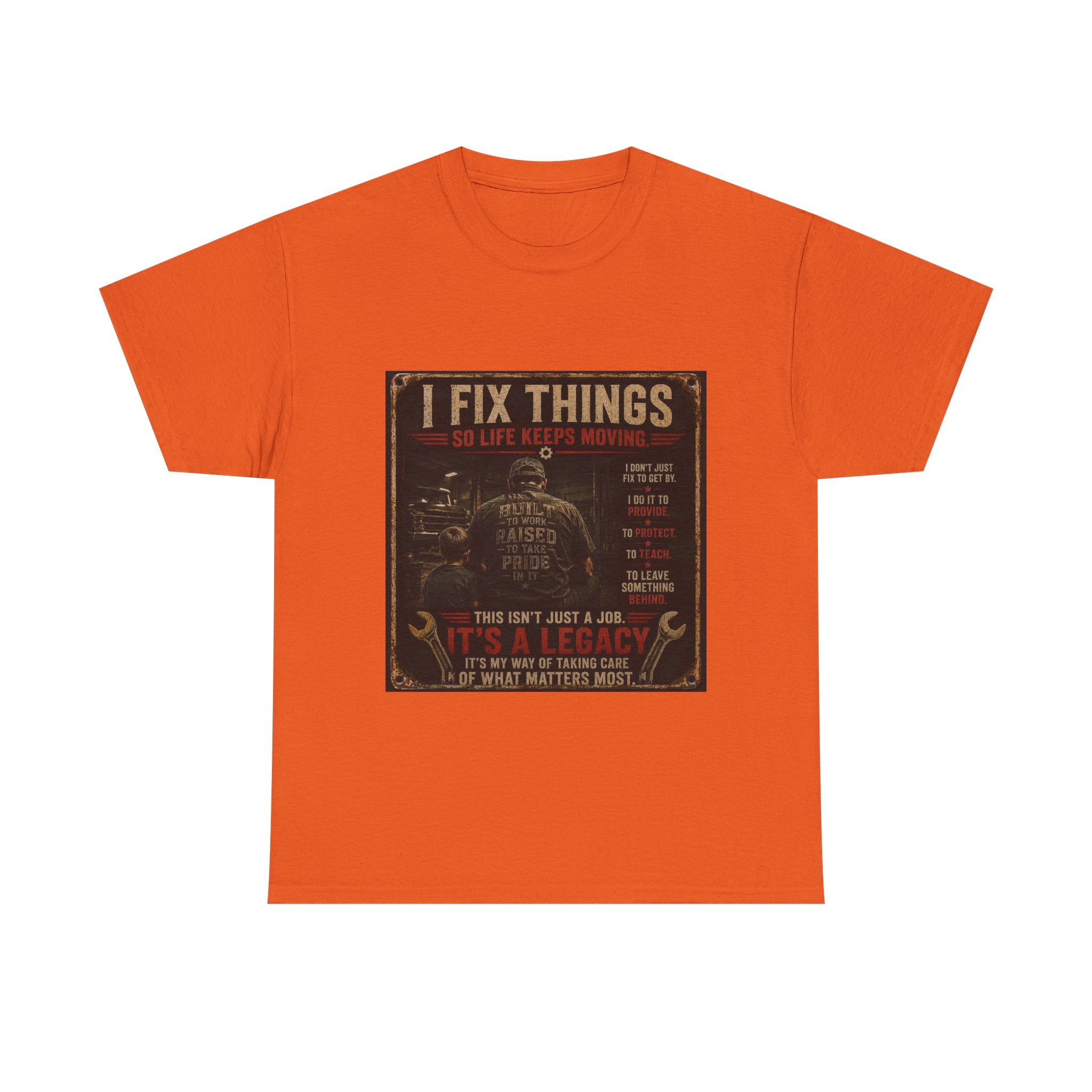 I Fix Things Mechanic T-Shirt — Vintage Garage Repair Tee for Men & Women