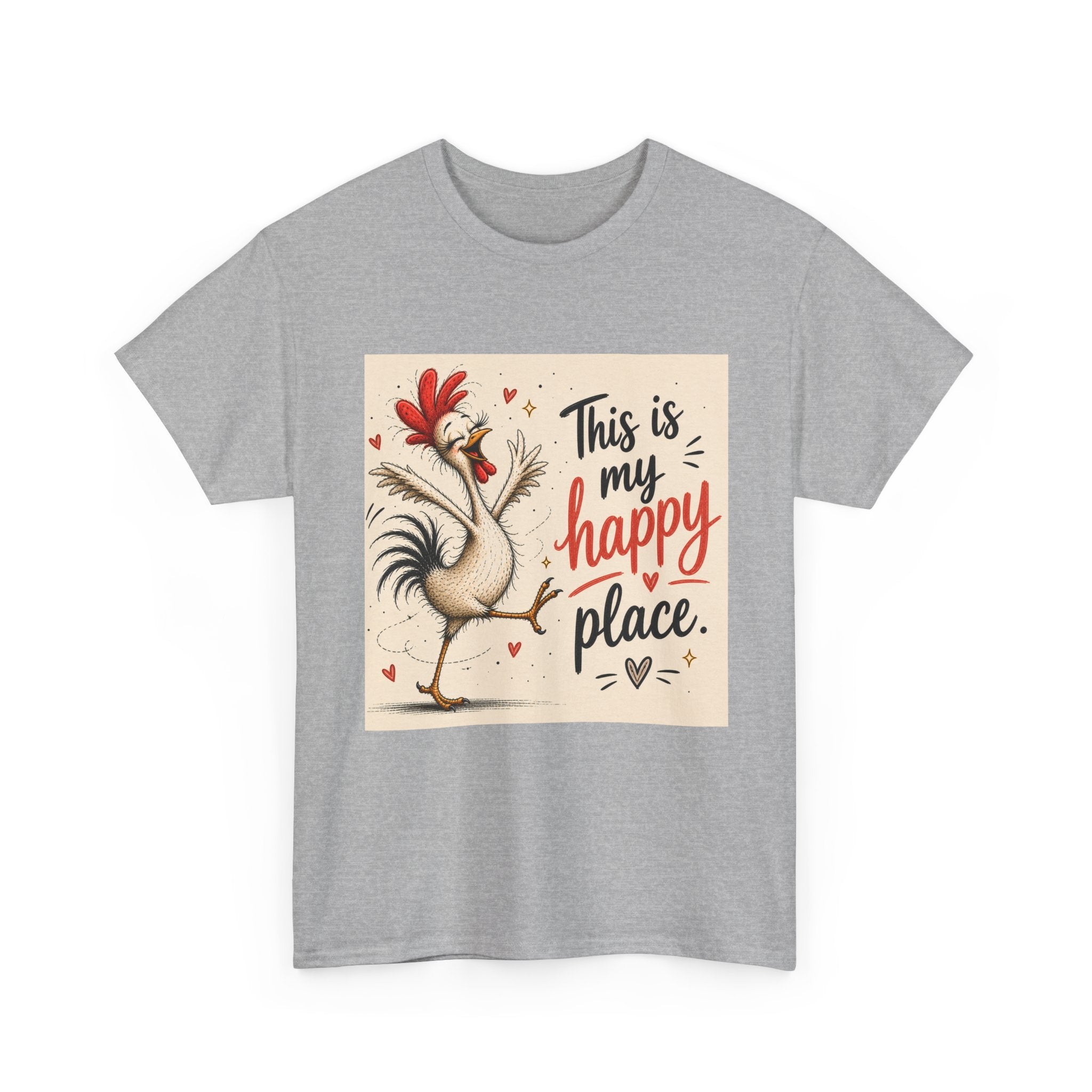 Rooster "This Is My Happy Place" Tee