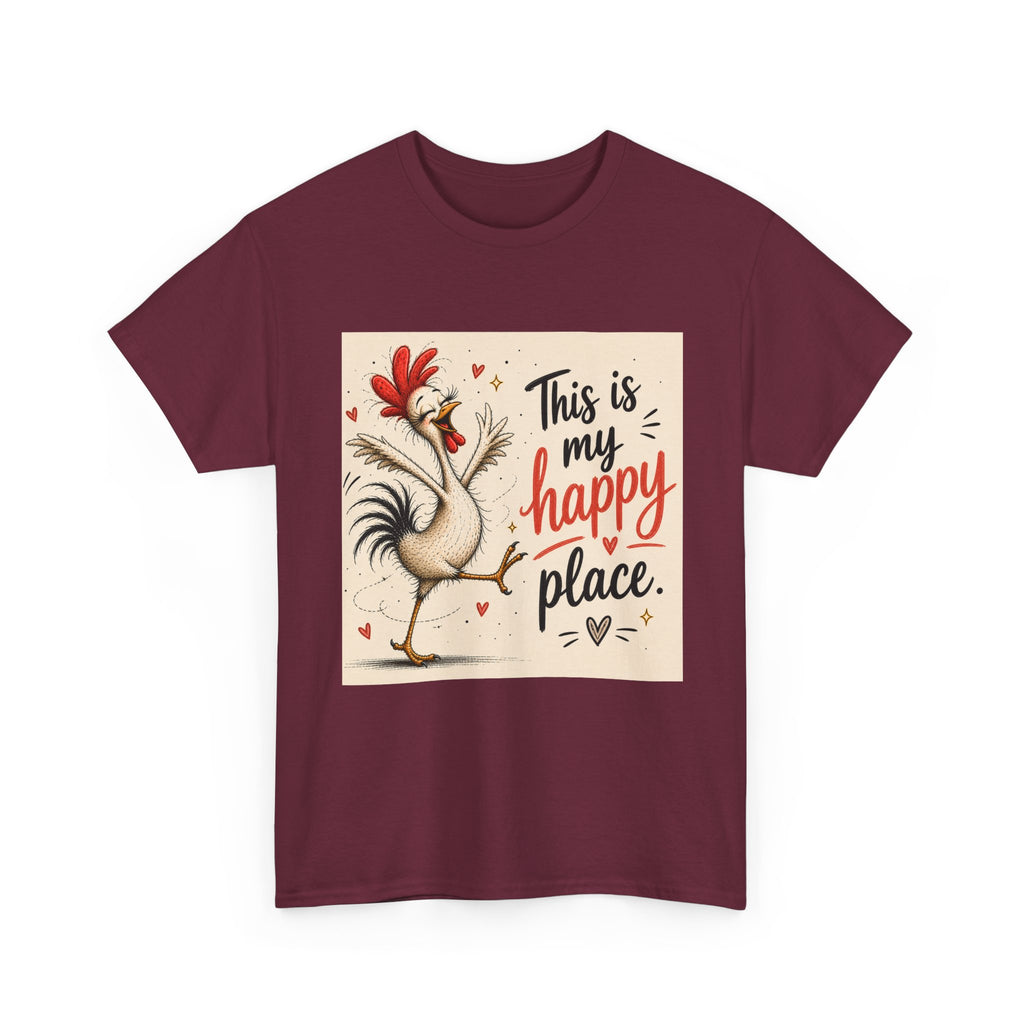 Rooster "This Is My Happy Place" Tee