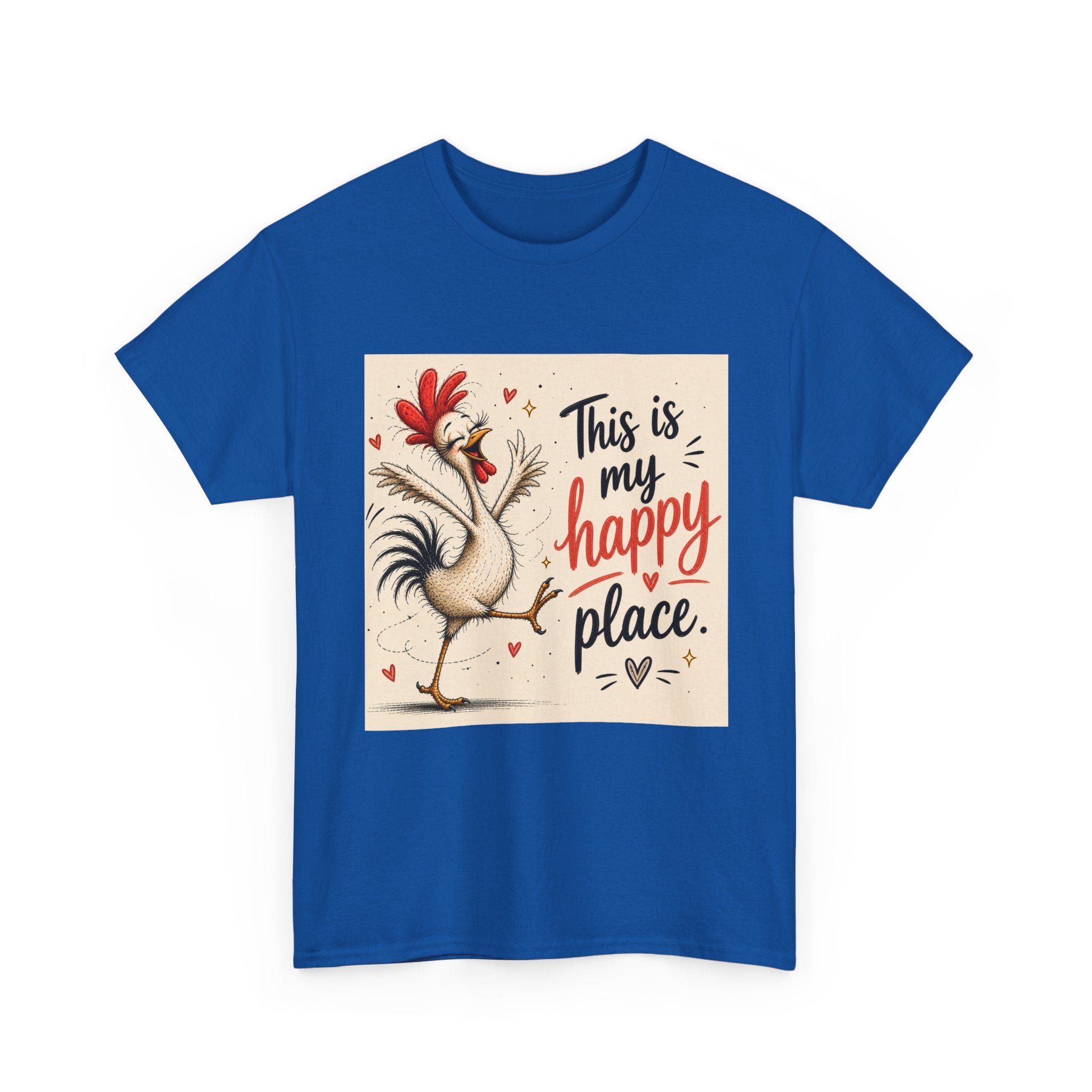 Rooster "This Is My Happy Place" Tee