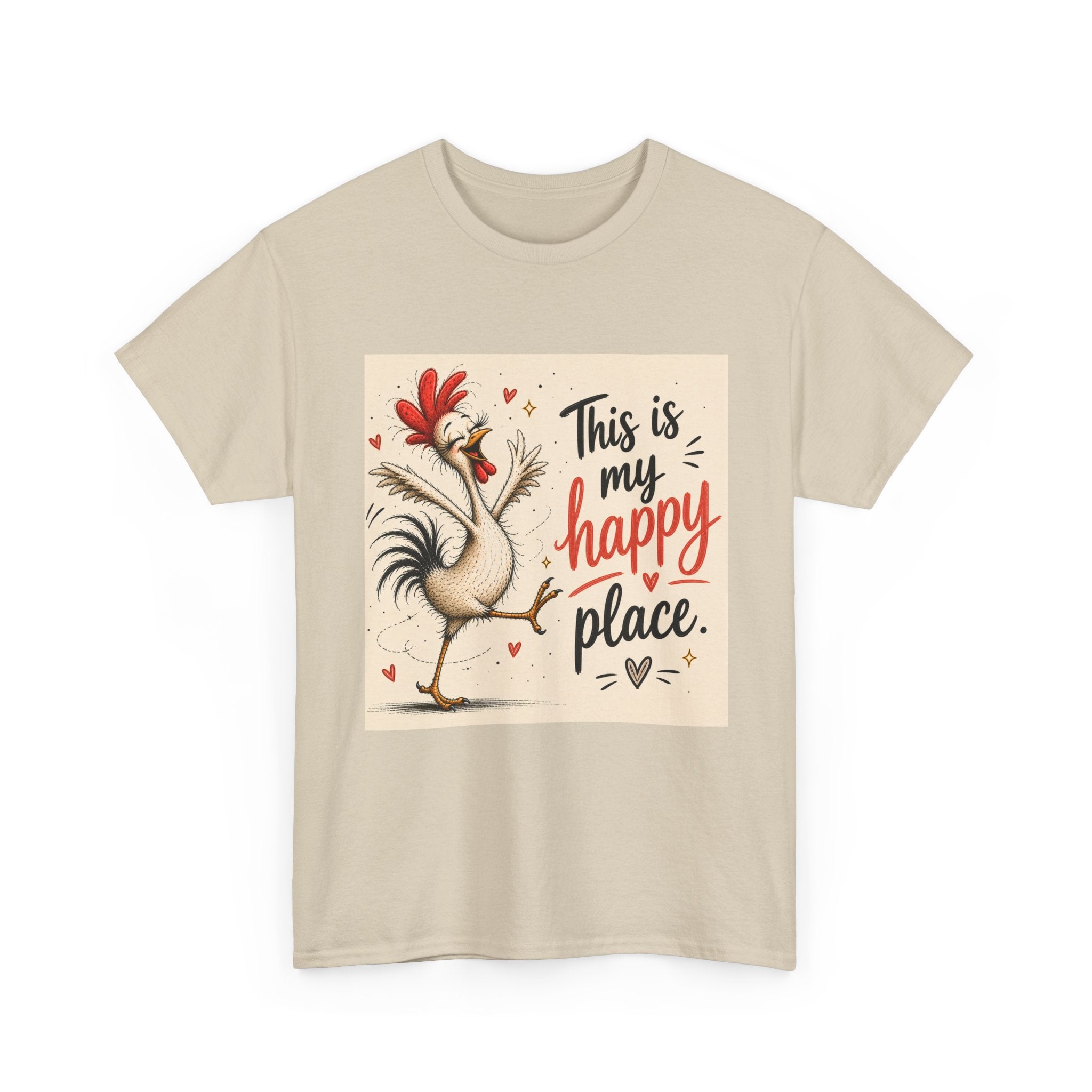 Rooster "This Is My Happy Place" Tee