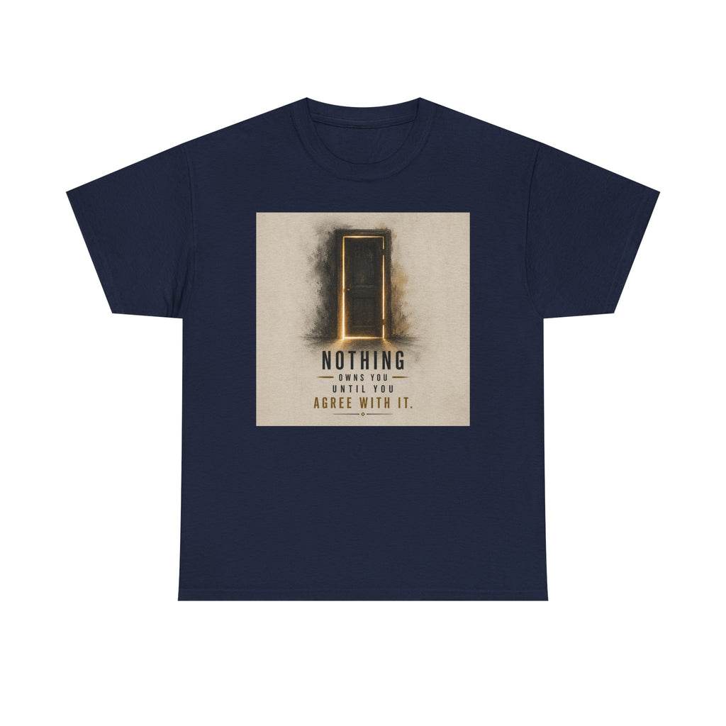 T-Shirt — 'Nothing' Inspirational Door Graphic Tee