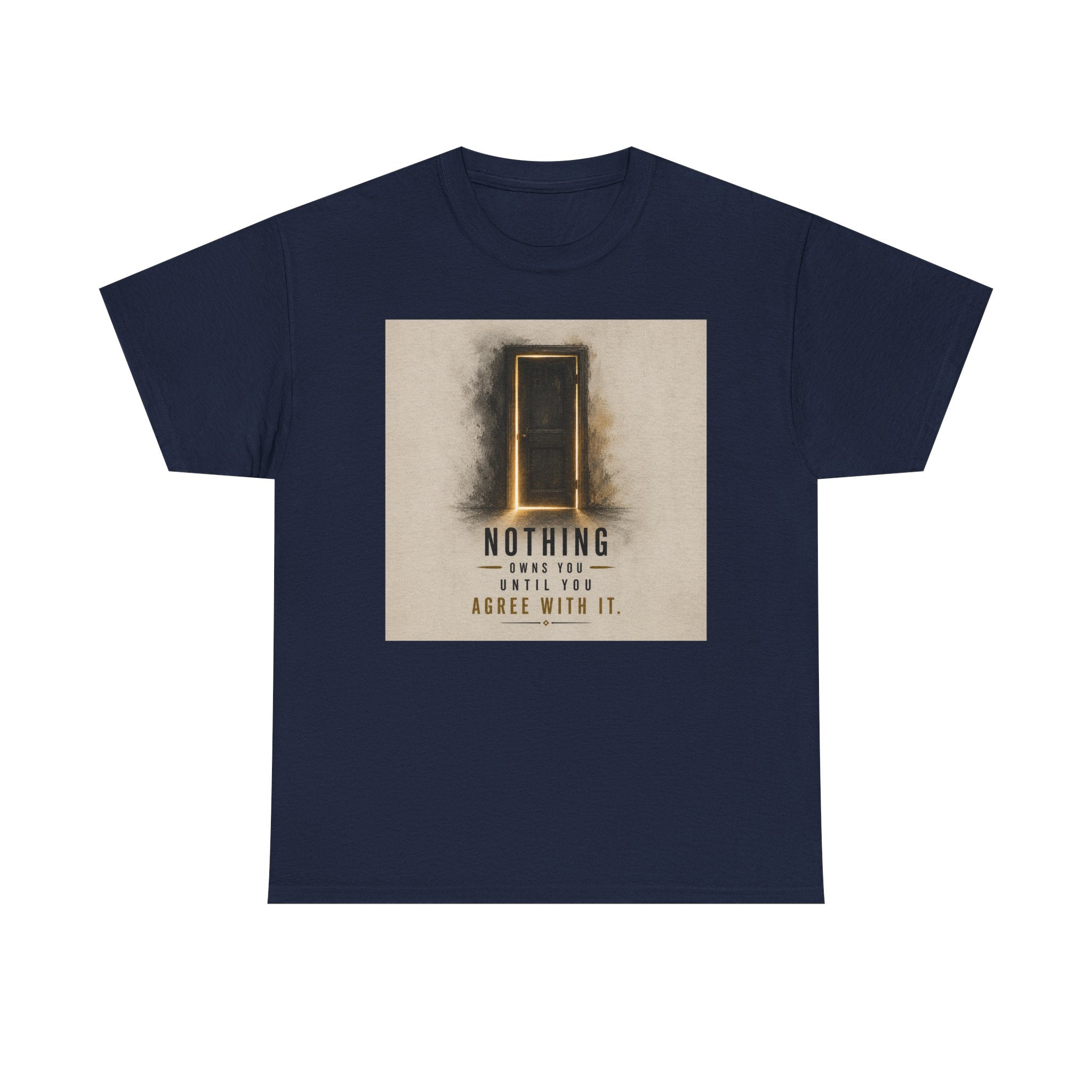 T-Shirt — 'Nothing' Inspirational Door Graphic Tee