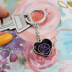 Change your perception Key chain