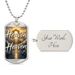 Heaven Here Heaven Now Key chain