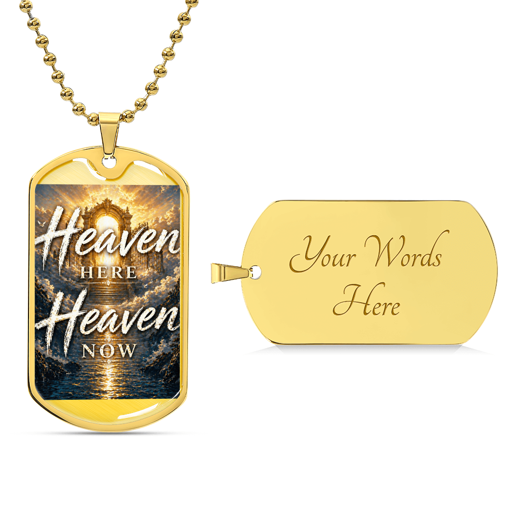 Heaven Here Heaven Now Key chain