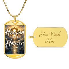 Heaven Here Heaven Now Key chain