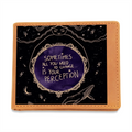 Need different Perspective Leather Wallet