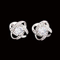 Love Knot Stud Earrings